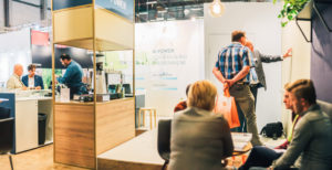 Stand Gerflor floorcoverings - Health & care beurs