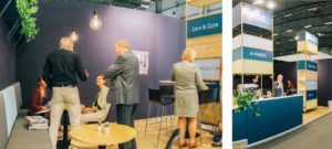 Stand Gerflor floorcoverings - Health & care beurs