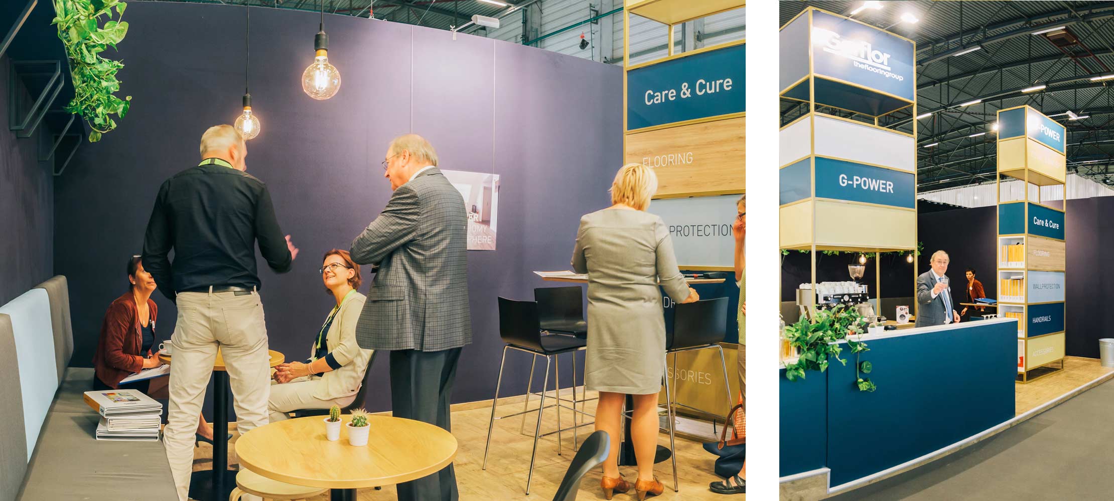 Stand Gerflor floorcoverings - Health & care beurs Stand Gerflor floorcoverings - Health & care beurs
