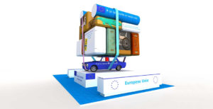 Stand Europese Commissie - vakantiebeurs